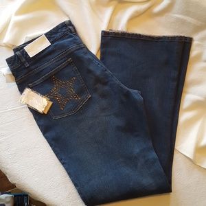 Michael Kors Medium Wash low rise Boot cut Jeans